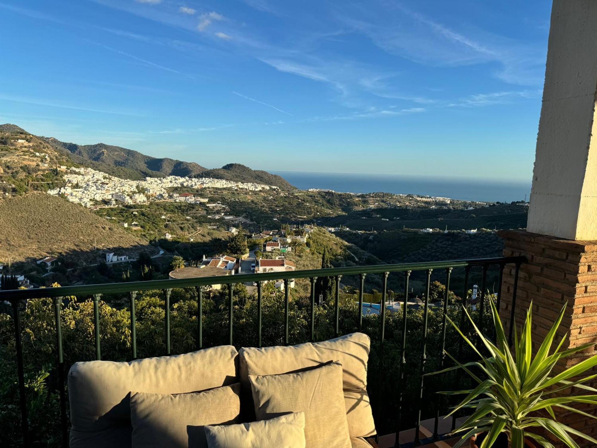 Villa En Frigiliana Con Piscina, Jacuzzi Y Espectaculares Vistas Dış mekan fotoğraf