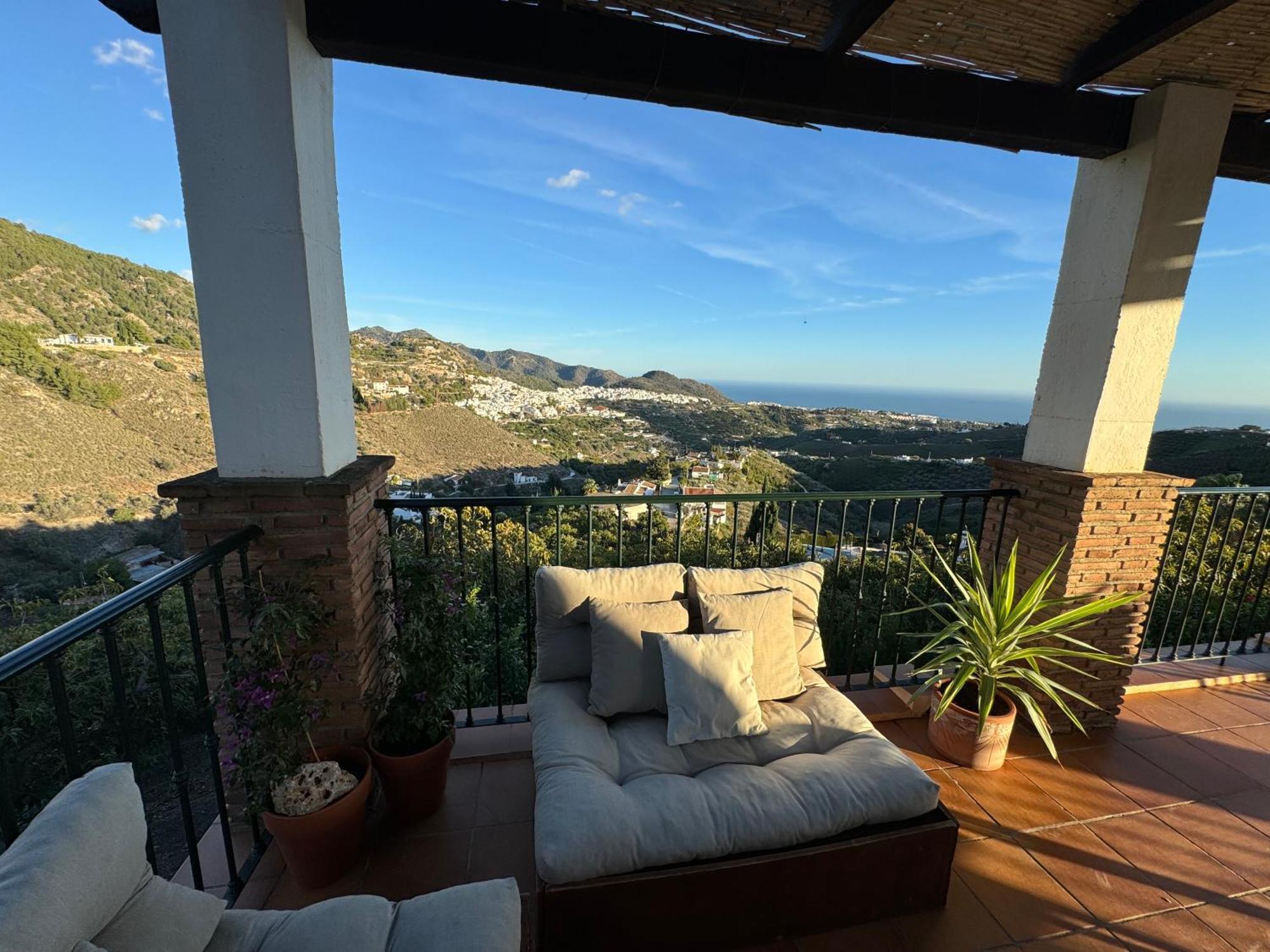 Villa En Frigiliana Con Piscina, Jacuzzi Y Espectaculares Vistas Dış mekan fotoğraf