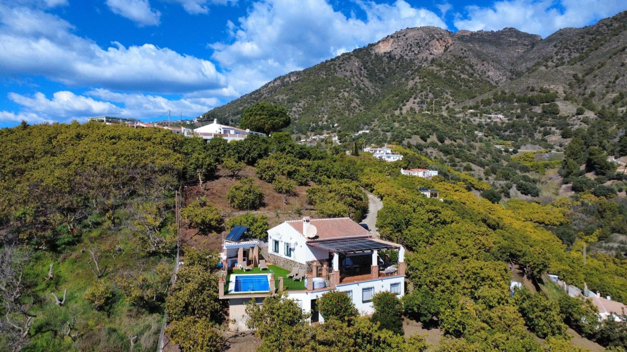 Villa En Frigiliana Con Piscina, Jacuzzi Y Espectaculares Vistas Dış mekan fotoğraf